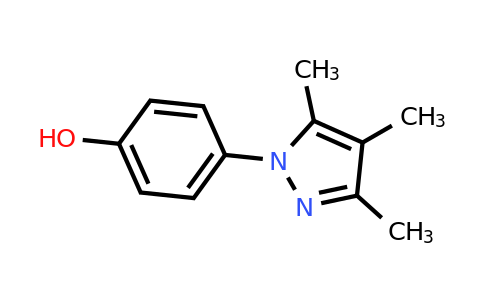 1343949-48-3 | 4-(3,4,5-Trimethyl-1h-pyrazol-1-yl)phenol