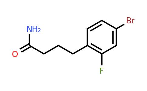 1345471-73-9 | 4-(4-Bromo-2-fluorophenyl)butanamide