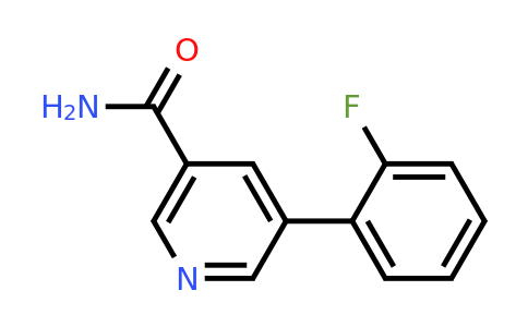 1346691-43-7 | 5-(2-Fluorophenyl)nicotinamide
