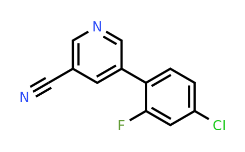 1346691-89-1 | 5-(4-Chloro-2-fluorophenyl)nicotinonitrile