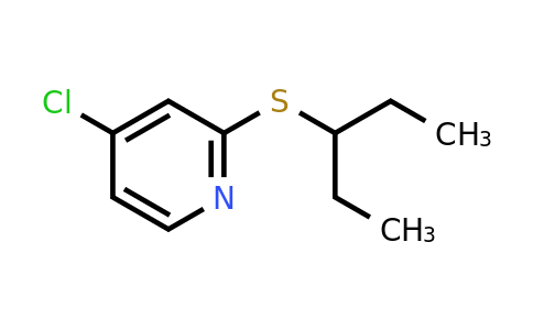 1346707-33-2 | 4-Chloro-2-(pentan-3-ylthio)pyridine