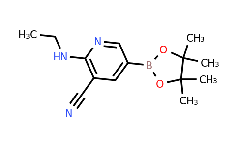 1346809-52-6 | 2-(ethylamino)-5-(4,4,5,5-tetramethyl-1,3,2-dioxaborolan-2-yl)nicotinonitrile