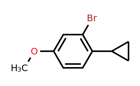 1353855-96-5 | 2-Bromo-1-cyclopropyl-4-methoxybenzene