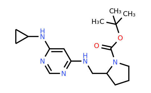 1353946-94-7 | tert-butyl 2-(((6-(cyclopropylamino)pyrimidin-4-yl)amino)methyl)pyrrolidine-1-carboxylate