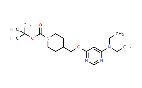 1353947-42-8 | tert-butyl 4-(((6-(diethylamino)pyrimidin-4-yl)oxy)methyl)piperidine-1-carboxylate