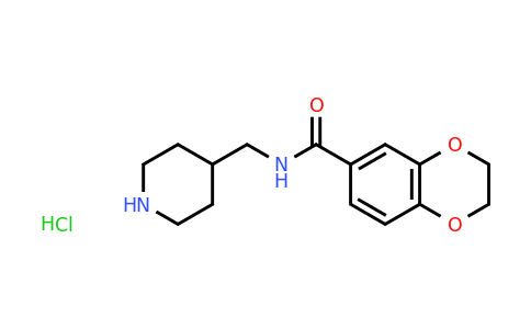1353947-91-7 | N-(piperidin-4-ylmethyl)-2,3-dihydrobenzo[b][1,4]dioxine-6-carboxamide hydrochloride