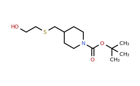 1353982-31-6 | tert-butyl 4-(((2-hydroxyethyl)thio)methyl)piperidine-1-carboxylate
