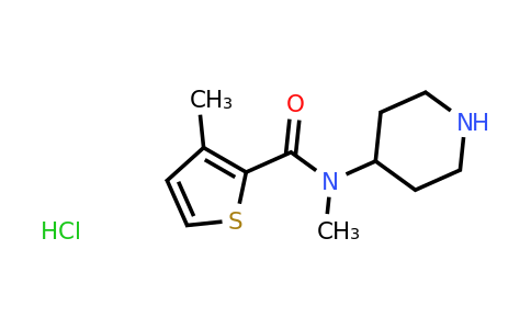 1353985-79-1 | N,3-dimethyl-N-(piperidin-4-yl)thiophene-2-carboxamide hydrochloride