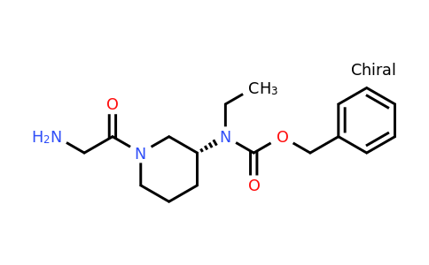 1354019-14-9 | (R)-Benzyl (1-(2-aminoacetyl)piperidin-3-yl)(ethyl)carbamate