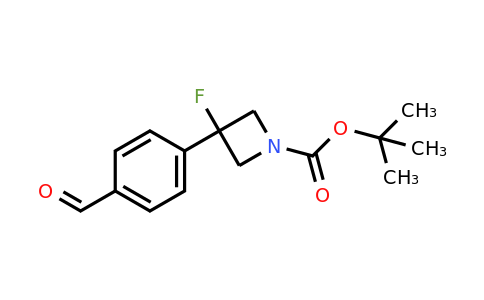 1357614-52-8 | Tert-butyl 3-fluoro-3-(4-formylphenyl)azetidine-1-carboxylate