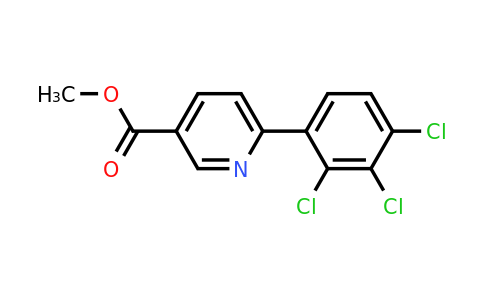 1361478-00-3 | Methyl 6-(2,3,4-trichlorophenyl)nicotinate