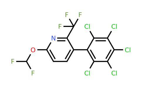 1361482-29-2 | 6-(Difluoromethoxy)-3-(perchlorophenyl)-2-(trifluoromethyl)pyridine
