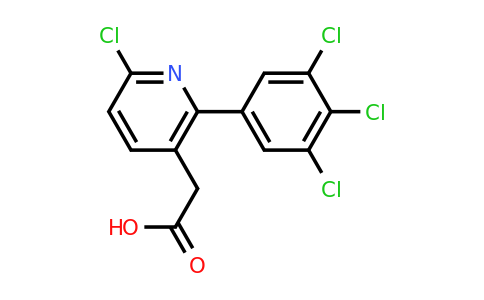 1361484-90-3 | 6-Chloro-2-(3,4,5-trichlorophenyl)pyridine-3-acetic acid