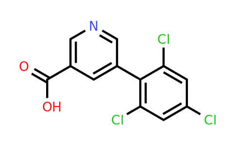 1361490-71-2 | 5-(2,4,6-Trichlorophenyl)nicotinic acid