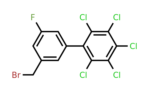 1361501-23-6 | 3'-(Bromomethyl)-5'-fluoro-2,3,4,5,6-pentachlorobiphenyl