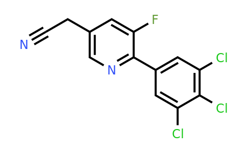 1361523-75-2 | 3-Fluoro-2-(3,4,5-trichlorophenyl)pyridine-5-acetonitrile