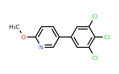 1361532-80-0 | 2-Methoxy-5-(3,4,5-trichlorophenyl)pyridine