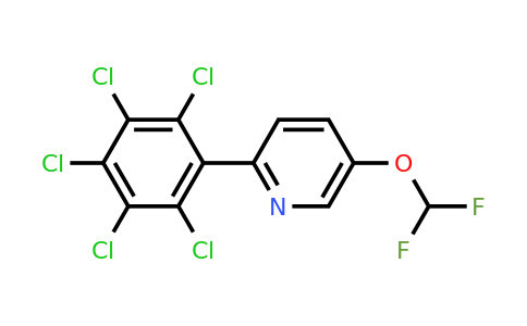 1361533-76-7 | 5-(Difluoromethoxy)-2-(perchlorophenyl)pyridine