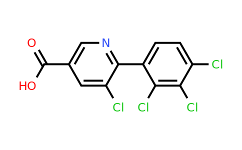 1361536-89-1 | 5-Chloro-6-(2,3,4-trichlorophenyl)nicotinic acid