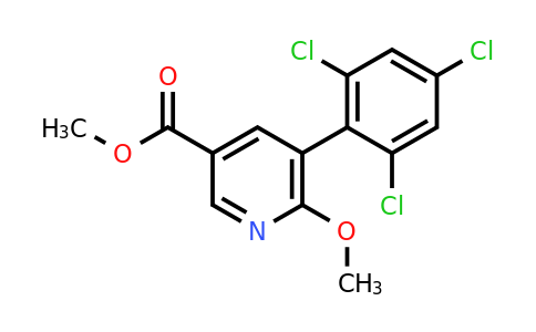1361541-57-2 | Methyl 6-methoxy-5-(2,4,6-trichlorophenyl)nicotinate