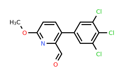 1361562-85-7 | 6-Methoxy-3-(3,4,5-trichlorophenyl)picolinaldehyde