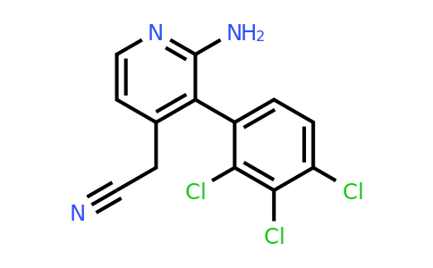 1361585-36-5 | 2-Amino-3-(2,3,4-trichlorophenyl)pyridine-4-acetonitrile