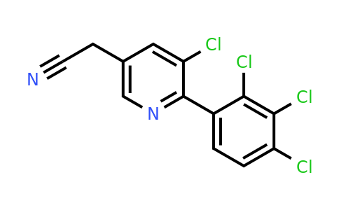 1361592-88-2 | 3-Chloro-2-(2,3,4-trichlorophenyl)pyridine-5-acetonitrile