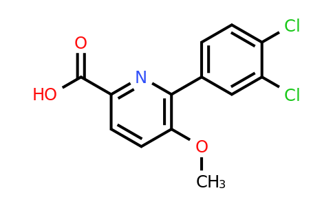 1361608-75-4 | 6-(3,4-Dichlorophenyl)-5-methoxypicolinic acid