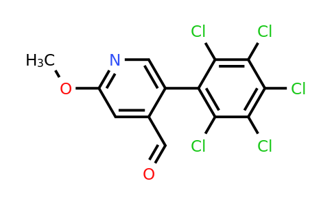 1361652-86-9 | 2-Methoxy-5-(perchlorophenyl)isonicotinaldehyde