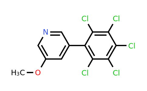 1361661-64-4 | 3-Methoxy-5-(perchlorophenyl)pyridine