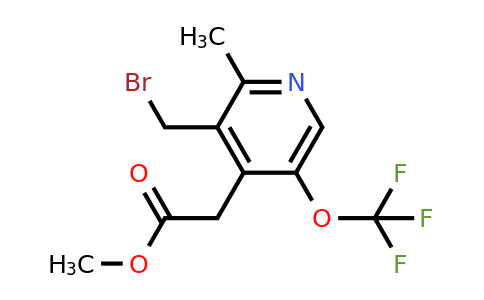 1361713-10-1 | Methyl 3-(bromomethyl)-2-methyl-5-(trifluoromethoxy)pyridine-4-acetate
