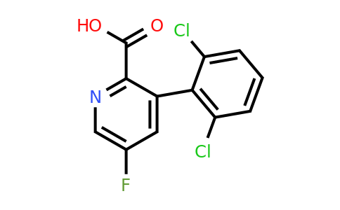 1361743-61-4 | 3-(2,6-Dichlorophenyl)-5-fluoropicolinic acid