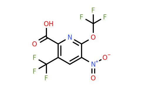 1361752-41-1 | 3-Nitro-2-(trifluoromethoxy)-5-(trifluoromethyl)pyridine-6-carboxylic acid
