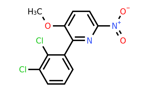1361763-44-1 | 2-(2,3-Dichlorophenyl)-3-methoxy-6-nitropyridine