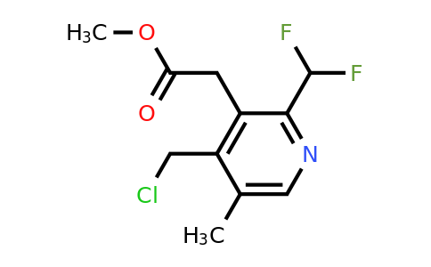 1361773-00-3 | Methyl 4-(chloromethyl)-2-(difluoromethyl)-5-methylpyridine-3-acetate
