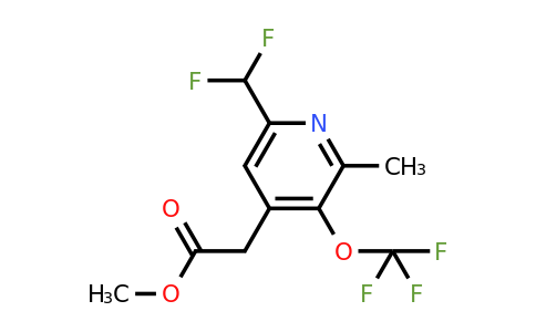 1361816-07-0 | Methyl 6-(difluoromethyl)-2-methyl-3-(trifluoromethoxy)pyridine-4-acetate