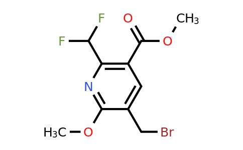 1361817-90-4 | Methyl 3-(bromomethyl)-6-(difluoromethyl)-2-methoxypyridine-5-carboxylate