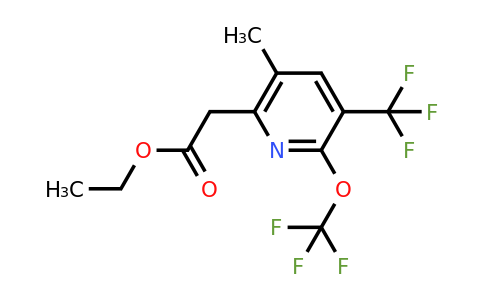 1361837-11-7 | Ethyl 5-methyl-2-(trifluoromethoxy)-3-(trifluoromethyl)pyridine-6-acetate
