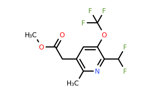 1361838-99-4 | Methyl 2-(difluoromethyl)-6-methyl-3-(trifluoromethoxy)pyridine-5-acetate