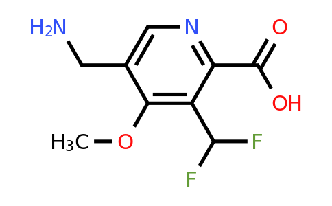 1361849-19-5 | 5-(Aminomethyl)-3-(difluoromethyl)-4-methoxypyridine-2-carboxylic acid