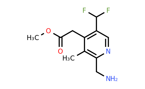 1361854-61-6 | 2-(aminometil)-5-(difluorometil)-3-metilpiridina-4-acetato de metilo