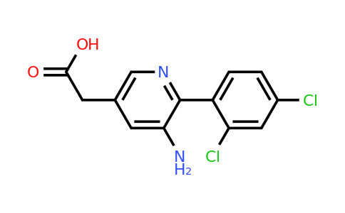 1361864-16-5 | 3-Amino-2-(2,4-dichlorophenyl)pyridine-5-acetic acid