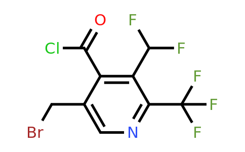 1361876-81-4 | 5-(Bromomethyl)-3-(difluoromethyl)-2-(trifluoromethyl)pyridine-4-carbonyl chloride