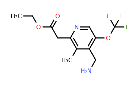 1361877-91-9 | 4-(aminometil)-3-metil-5-(trifluorometoxi)piridina-2-acetato de etilo
