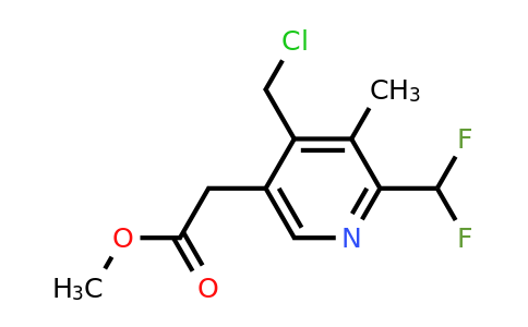 1361881-50-6 | Methyl 4-(chloromethyl)-2-(difluoromethyl)-3-methylpyridine-5-acetate