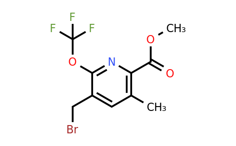 1361902-09-1 | Methyl 3-(bromomethyl)-5-methyl-2-(trifluoromethoxy)pyridine-6-carboxylate