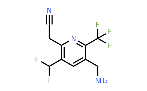 1361903-30-1 | 3-(aminometil)-5-(difluorometil)-2-(trifluorometil)piridina-6-acetonitrilo