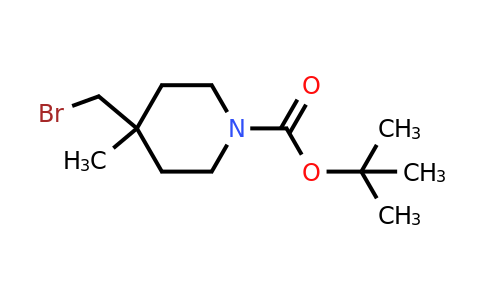 1363383-33-8 | tert-Butyl 4-(bromomethyl)-4-methyl-piperidine-1-carboxylate