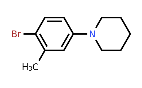 1366131-46-5 | 1-(4-Bromo-3-methylphenyl)piperidine
