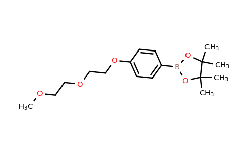 1366602-62-1 | 2-{4-[2-(2-Methoxyethoxy)ethoxy]phenyl}-4,4,5,5-tetramethyl-1,3,2-dioxaborolane